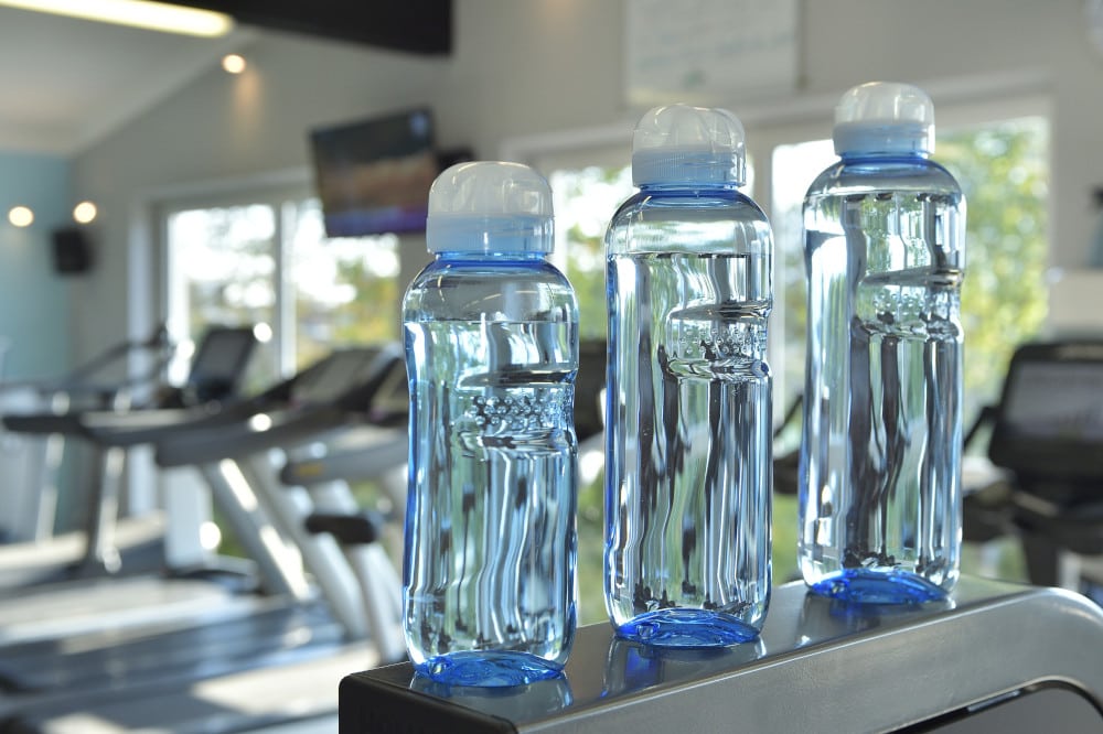 aboutwater drinking bottles in different sizes
