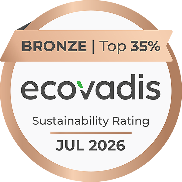 Ecovadis Bronze Top 35% Sustainability Rating